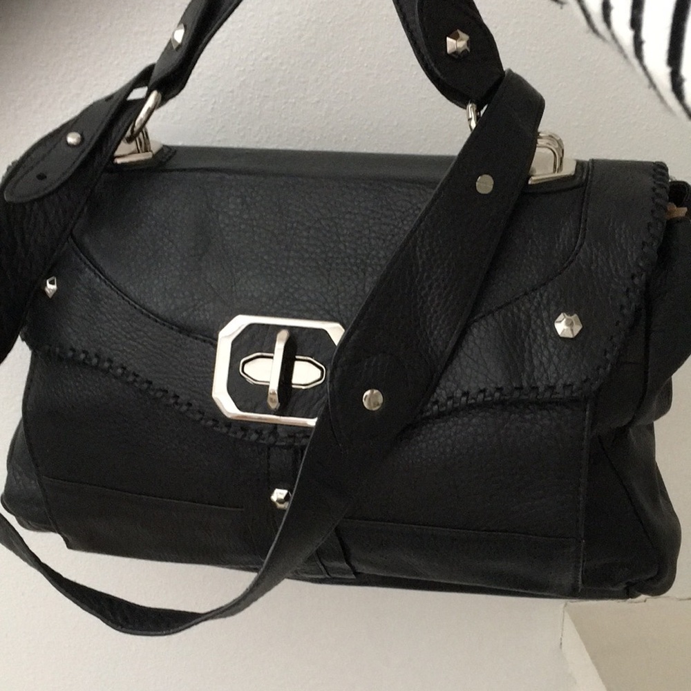 OR by ORYANY large black pebbled leather bag -NWOT